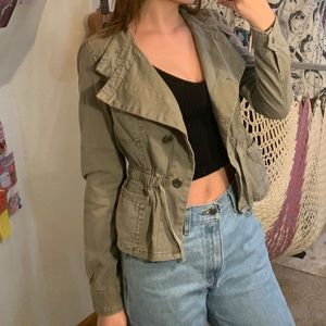 American Rag olive green XS denim jacket